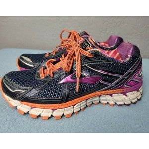 Brooks Adrenaline GTS 15 Womens Running Shoes Size 6 - Blue Purple - 1201741B458